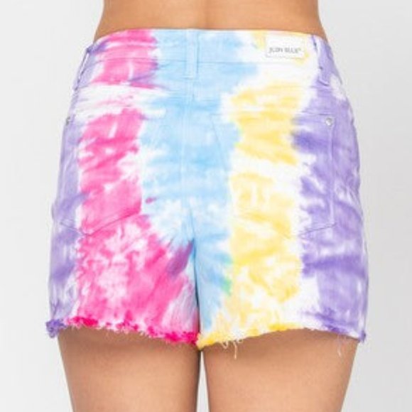 Summer Splash Denim Shorts - Picture 2 of 4